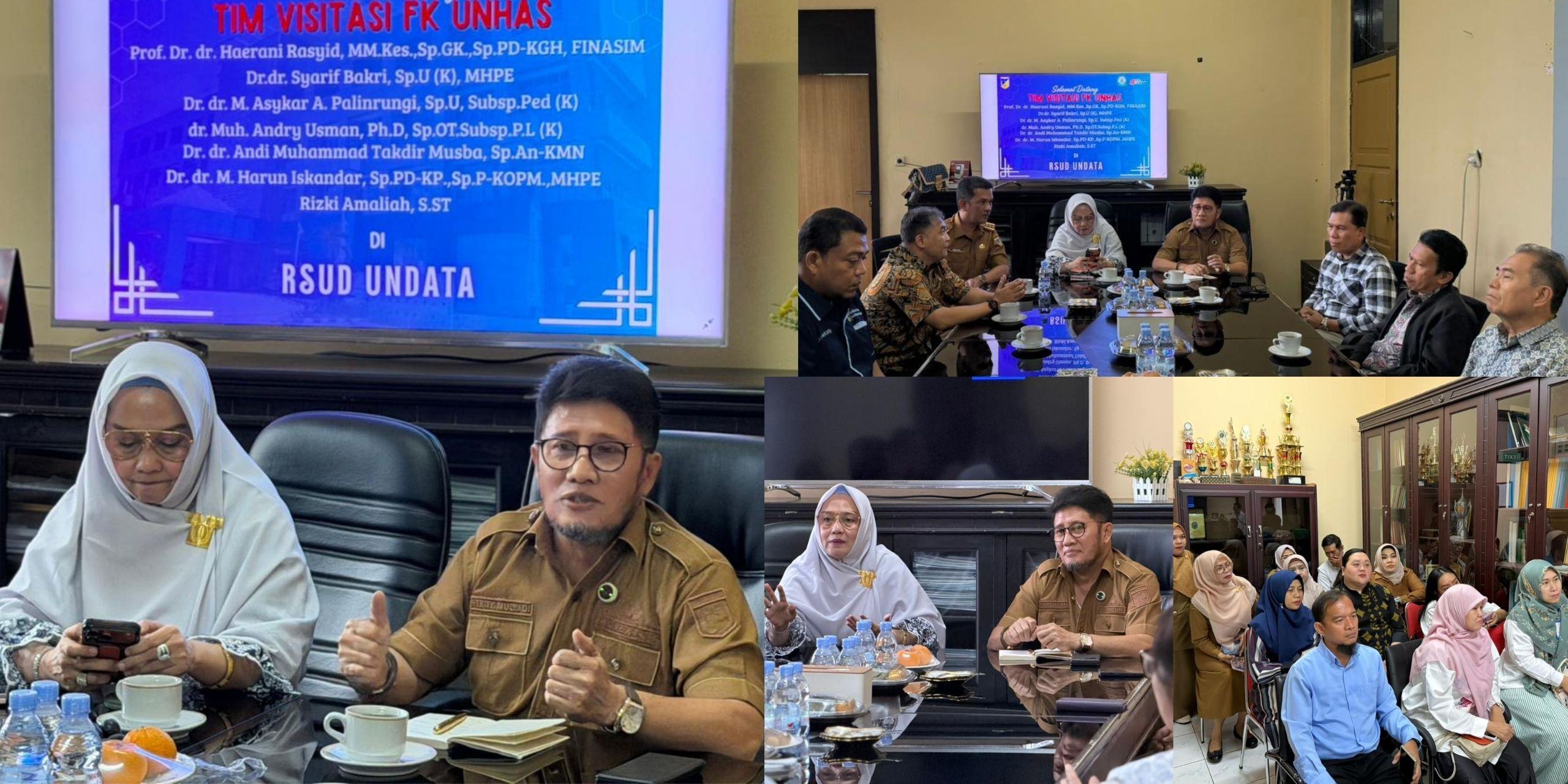 RSUD UNDATA Terima Visitasi FK Unhas Terkait Kesiapan Pembukaan Program Pendidikan Dokter Spesialis (PPDS)